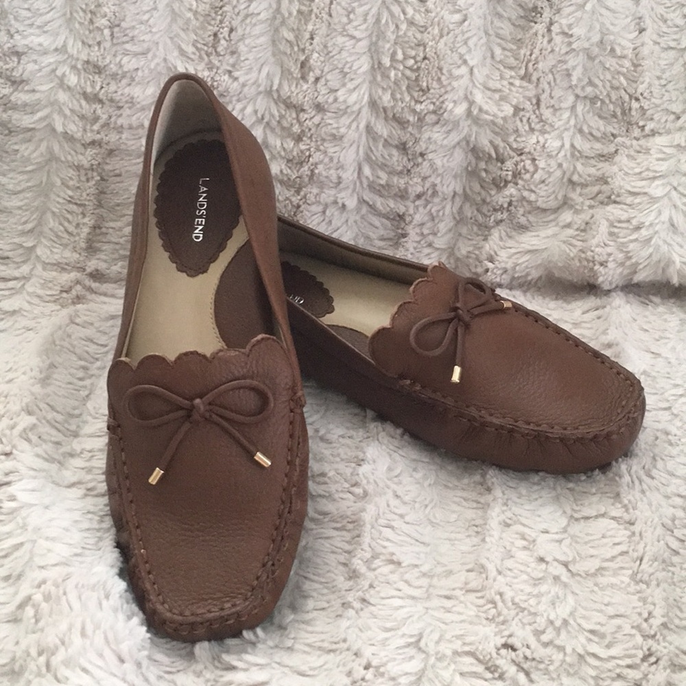 Lands’ End Scalloped Driving Shoe